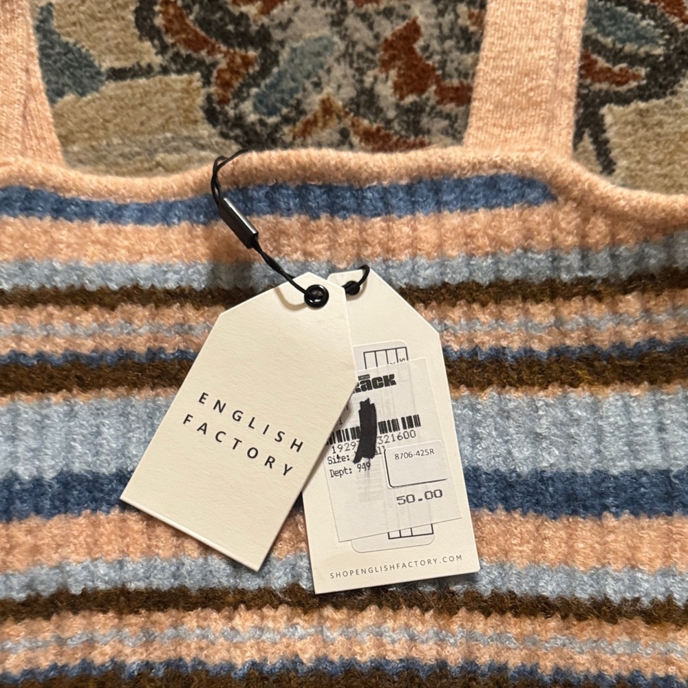 English Factory Multicolor Striped Knit Top - Picture 4 of 4